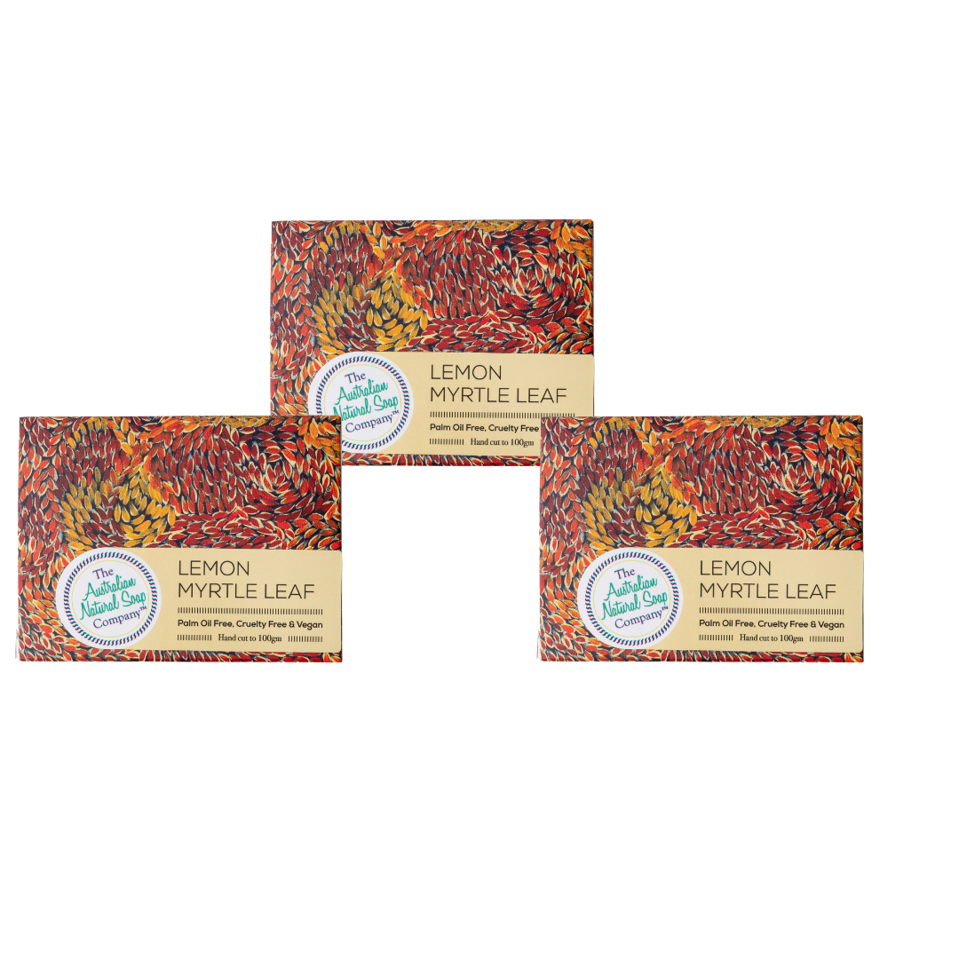 Lemon Myrtle Leaf - 3 Soap Bundle