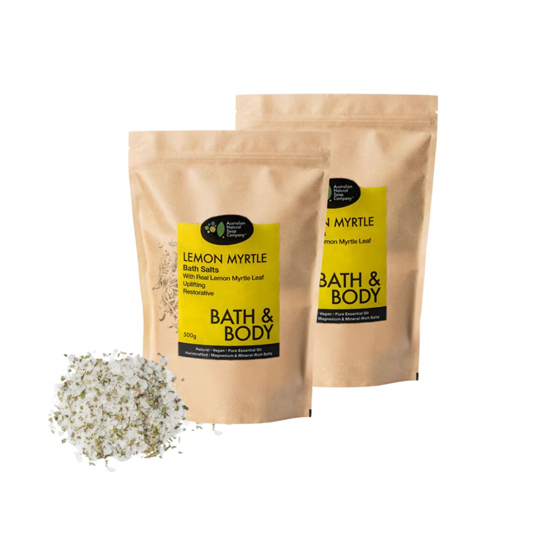 Lemon Myrtle Bath Salt Bundle