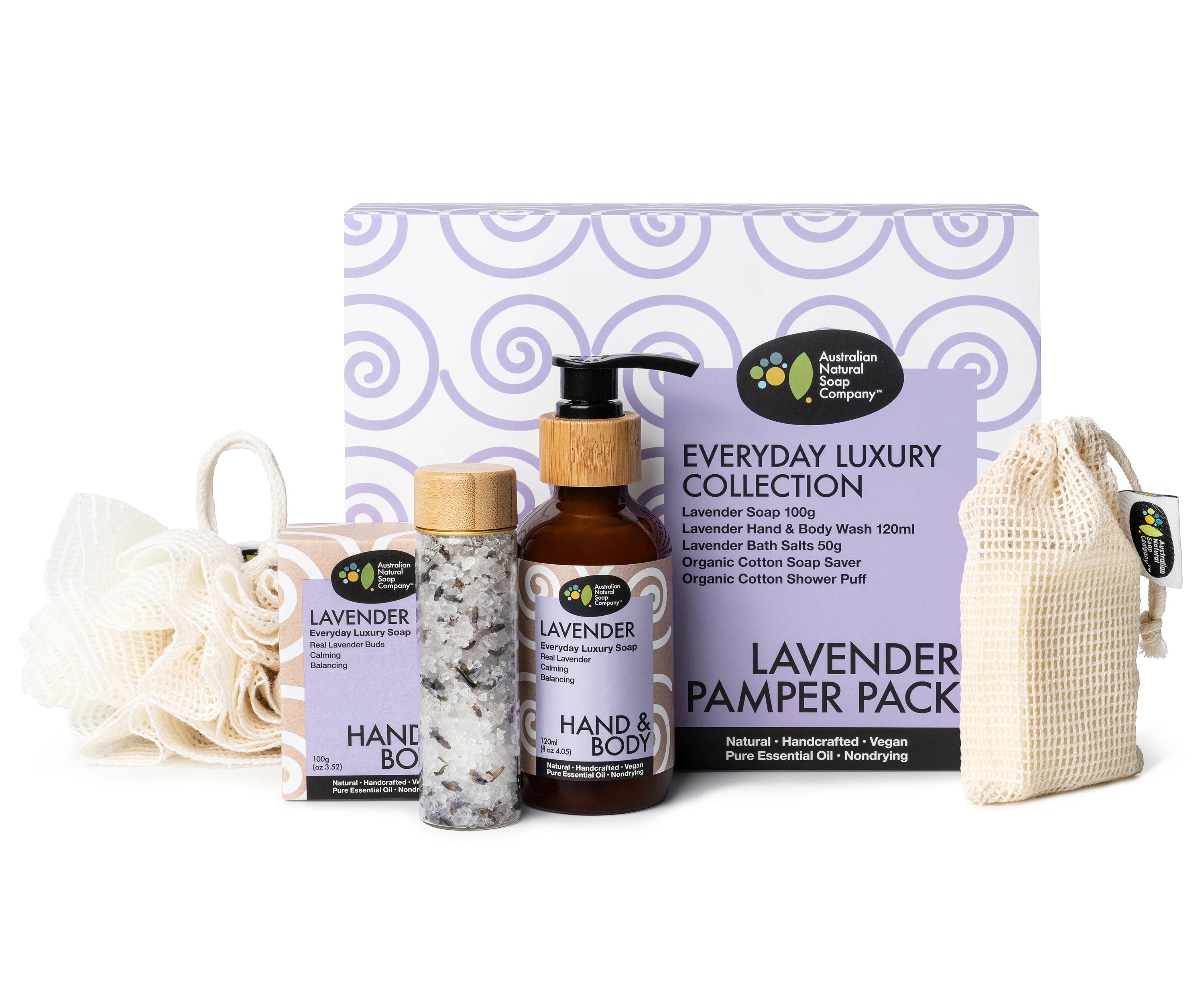 Black Friday Special: Lavender Pamper Pack & Wooden Soap Holder